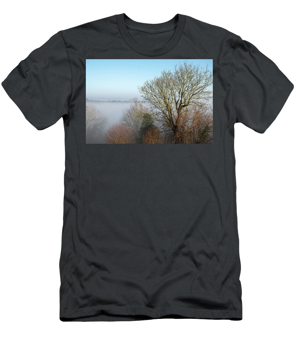 Shenington T-Shirt featuring the photograph Winter morning trees by Mark Hunter
