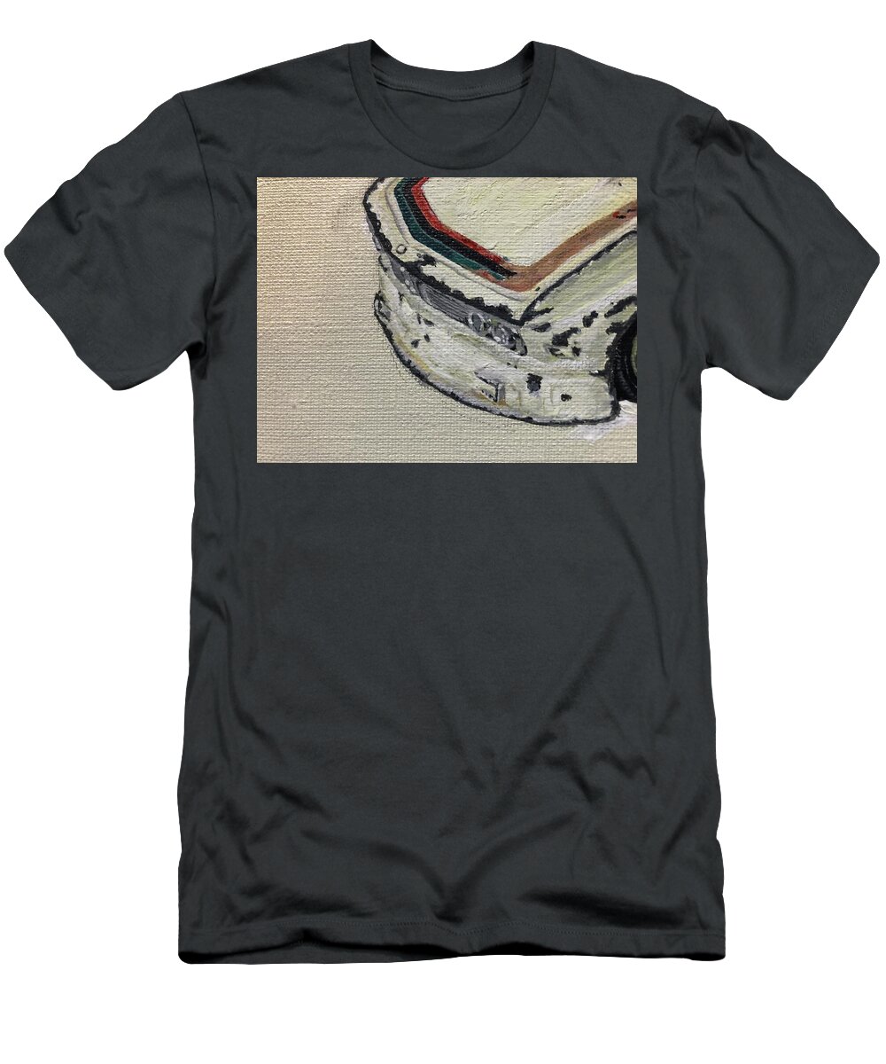 ミニカー T-Shirt featuring the painting Work In Progress by Pippoppainting
