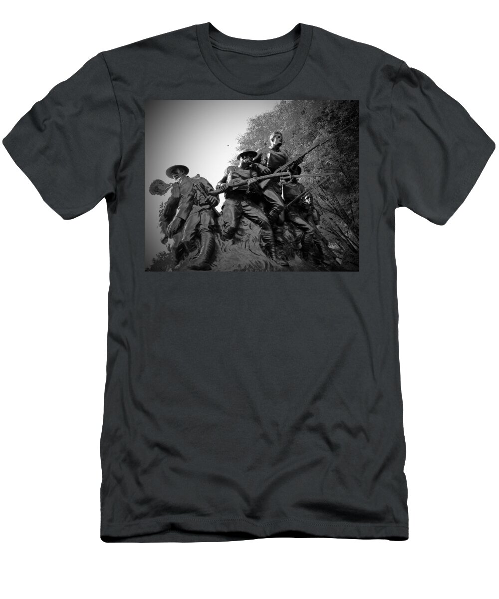 Monuments T-Shirt featuring the photograph World War I Monument by Jack Riordan