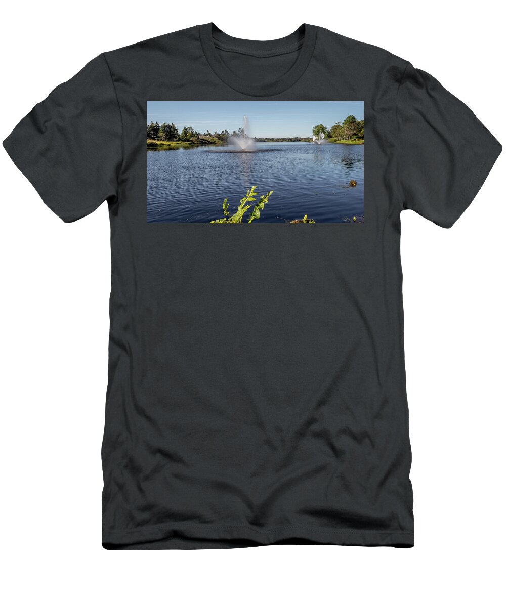 2019 T-Shirt featuring the photograph Yarmouth Lake by Mark Llewellyn
