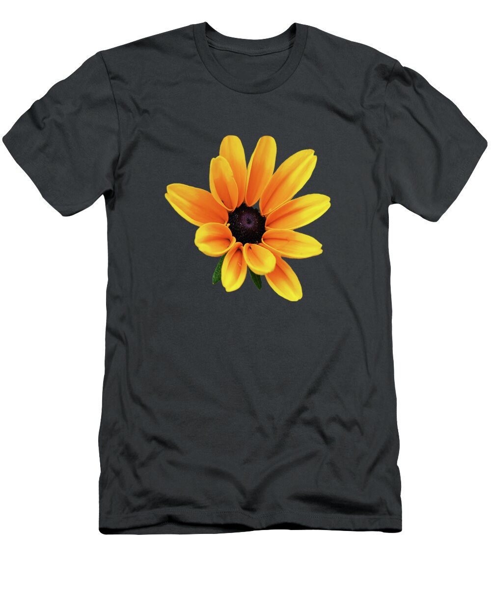 Yellow Flowers T-Shirt featuring the photograph Yellow Flower Black Eyed Susan by Christina Rollo