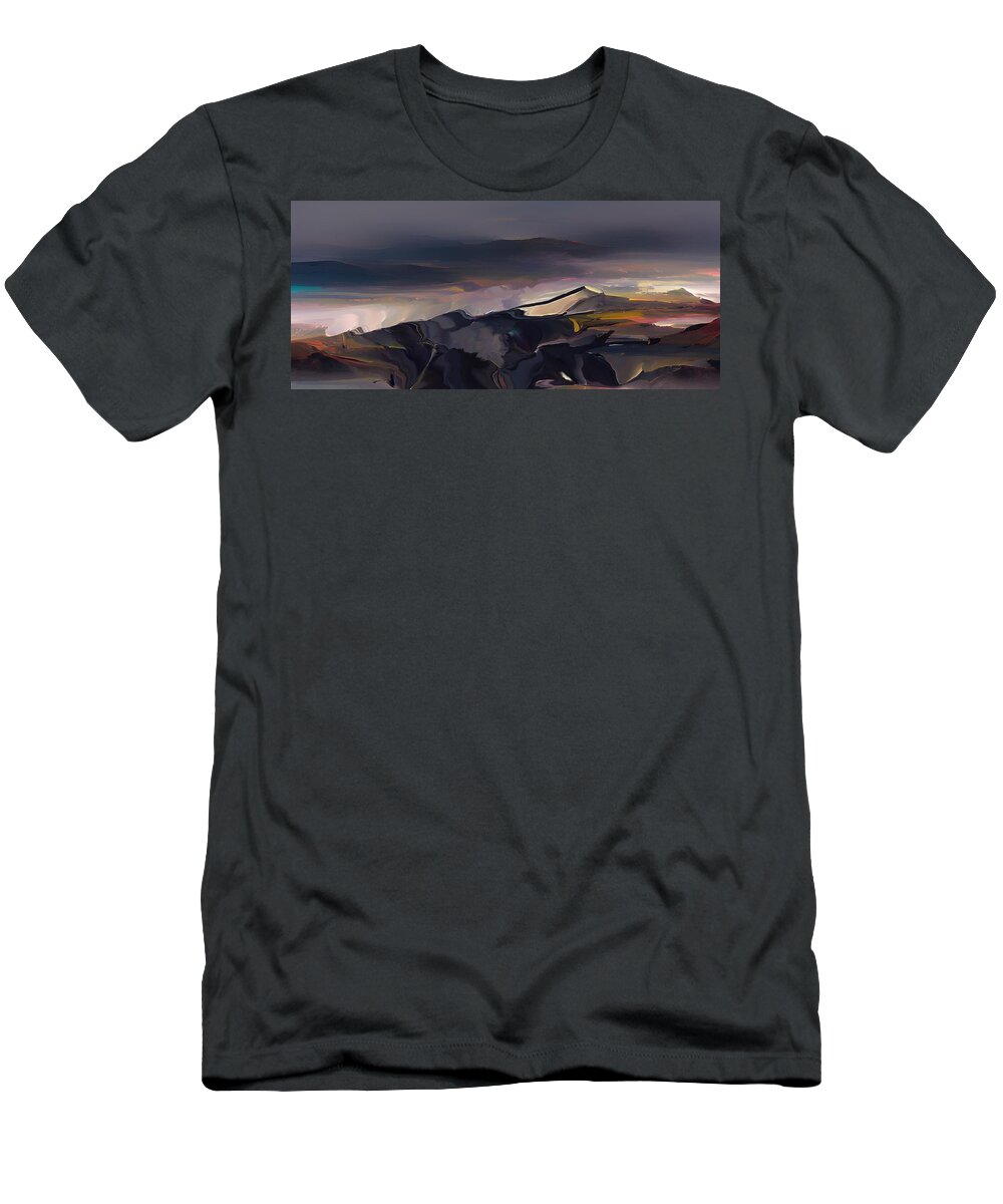 Fine Art T-Shirt featuring the digital art 053122-1 by David Lane