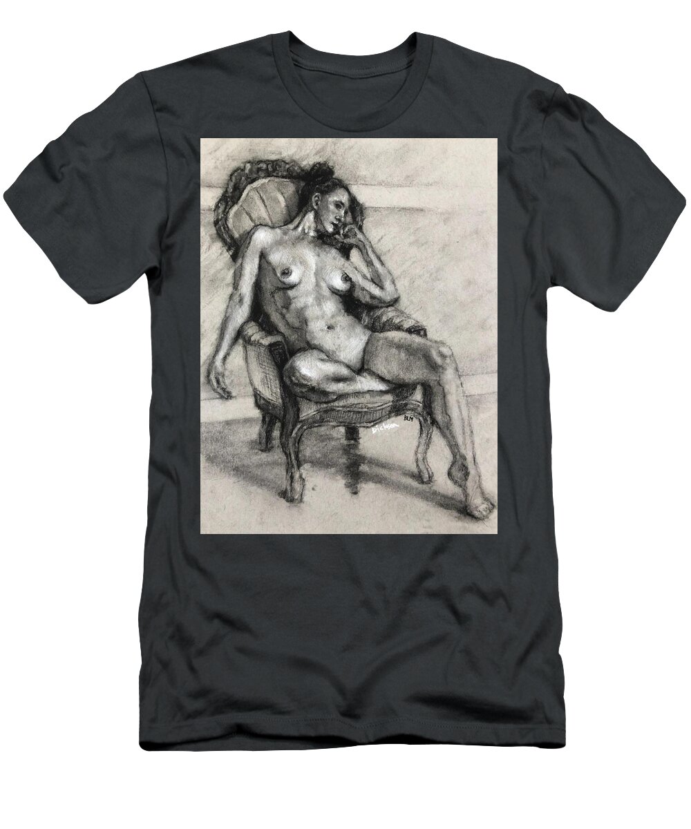 T-Shirt featuring the painting Astrid by Jeff Dickson
