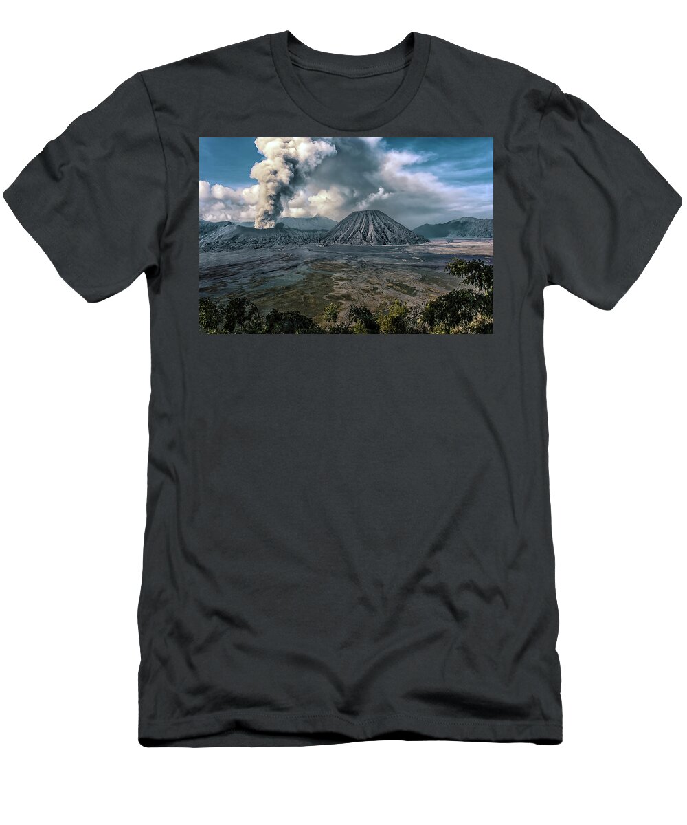 Active T-Shirt featuring the photograph Bromo National Park #1 by Manjik Pictures