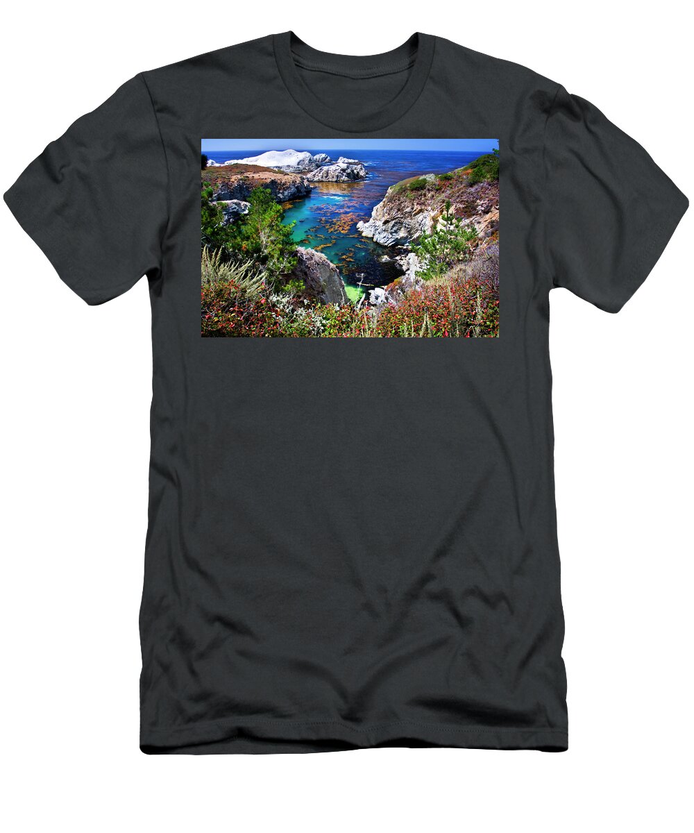 Color T-Shirt featuring the photograph China Cove 7 by Alan Hausenflock