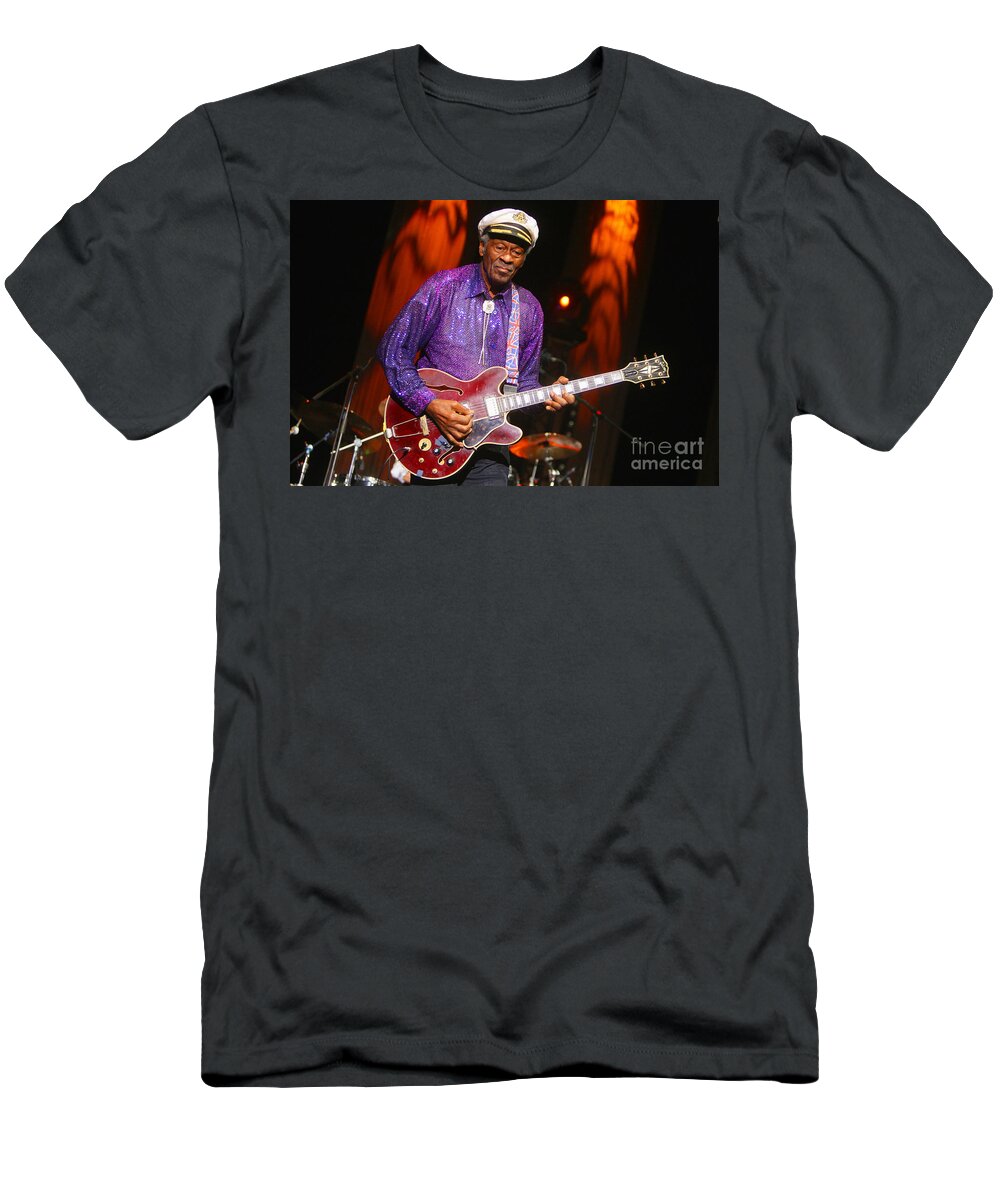 Chuck T-Shirt featuring the photograph Chuck Barry by Action