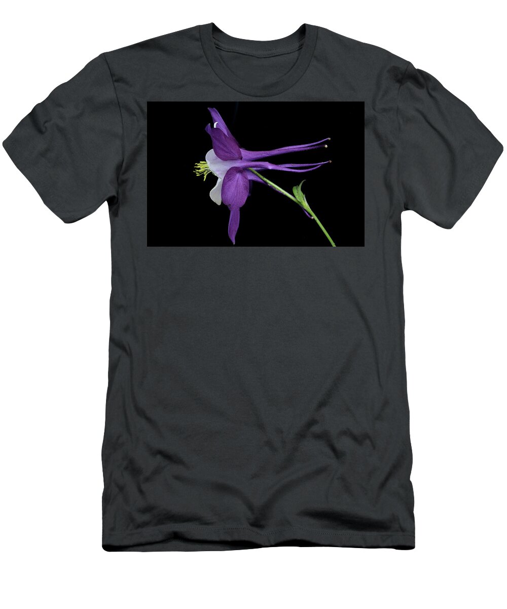 Floral T-Shirt featuring the photograph Columbine 781 by Julie Powell