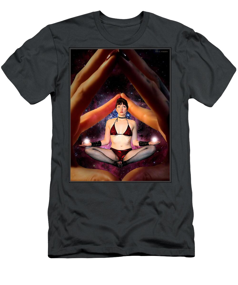 Fantasy T-Shirt featuring the photograph Cosmic Balance by Jon Volden