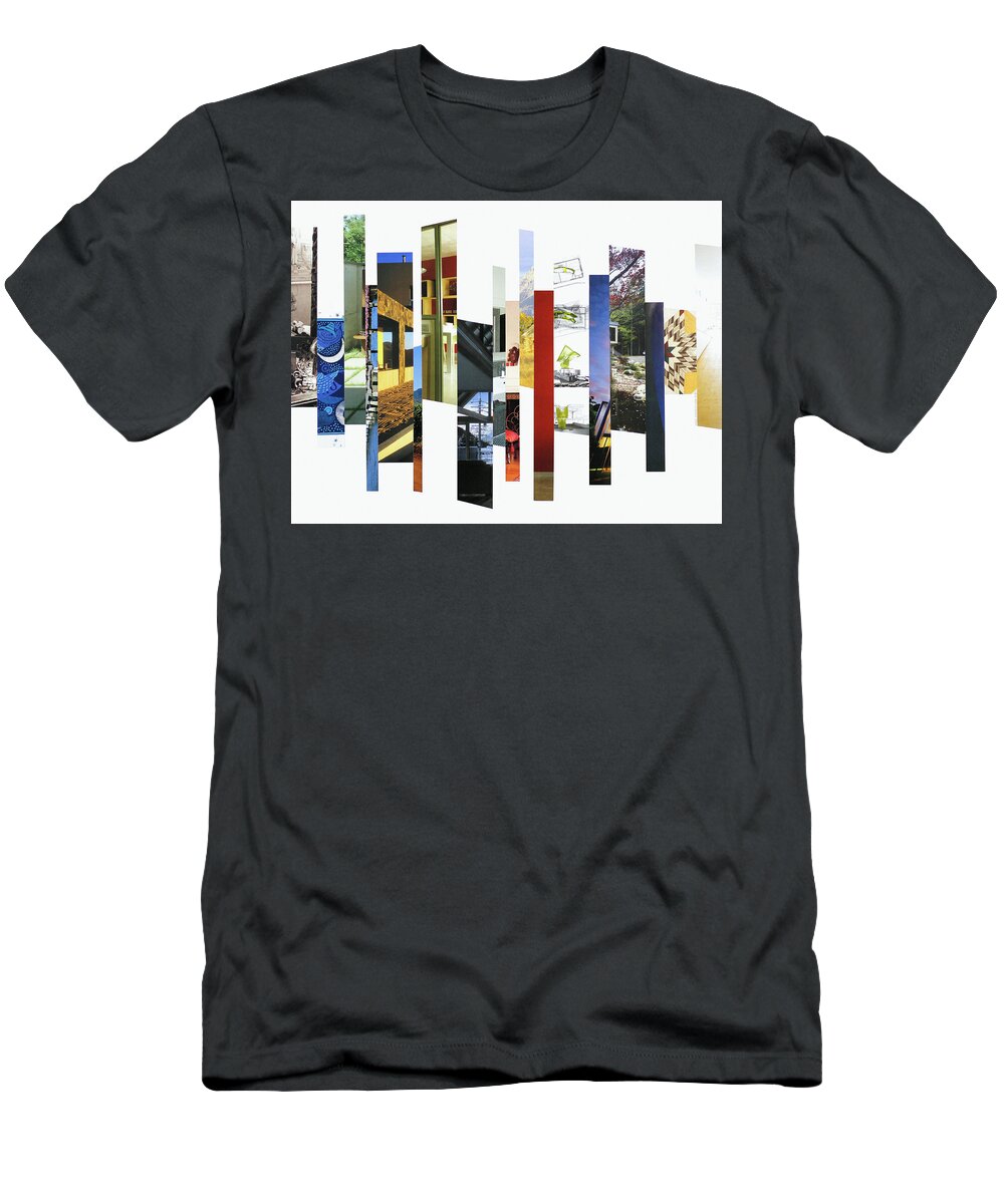 Collage T-Shirt featuring the photograph Crosscut#119 by Robert Glover