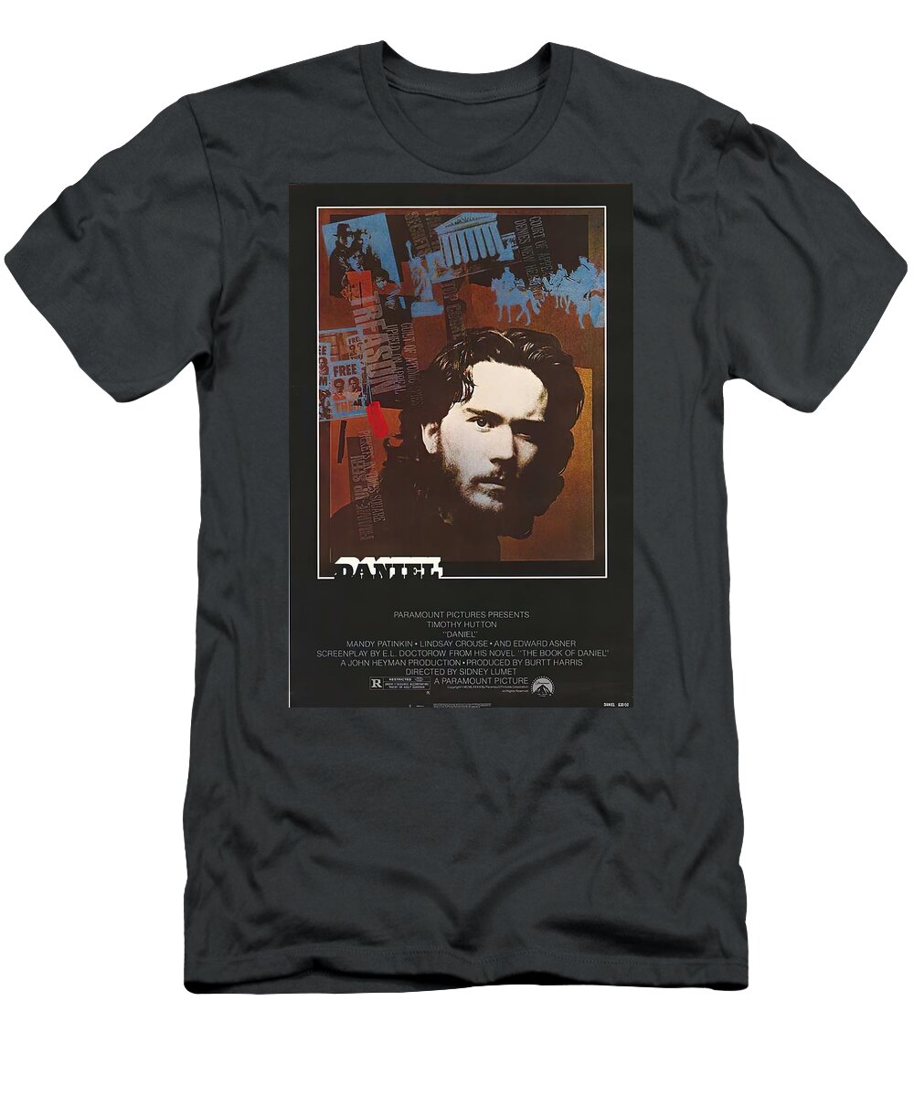 Daniel T-Shirt featuring the mixed media ''Daniel'', 1983, movie poster by Stars on Art