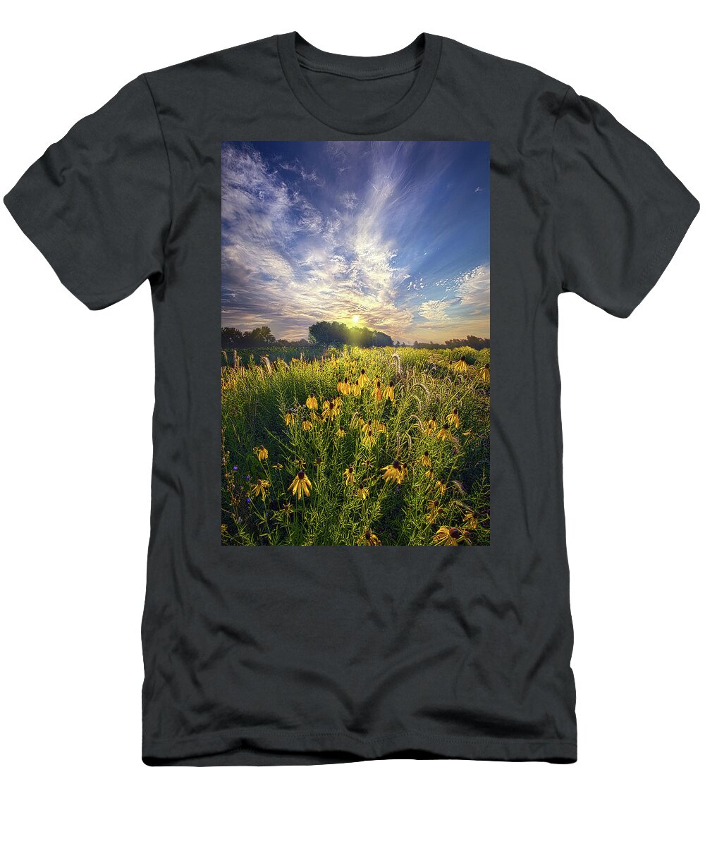 Beautiful T-Shirt featuring the photograph Field of Dreams #1 by Phil Koch