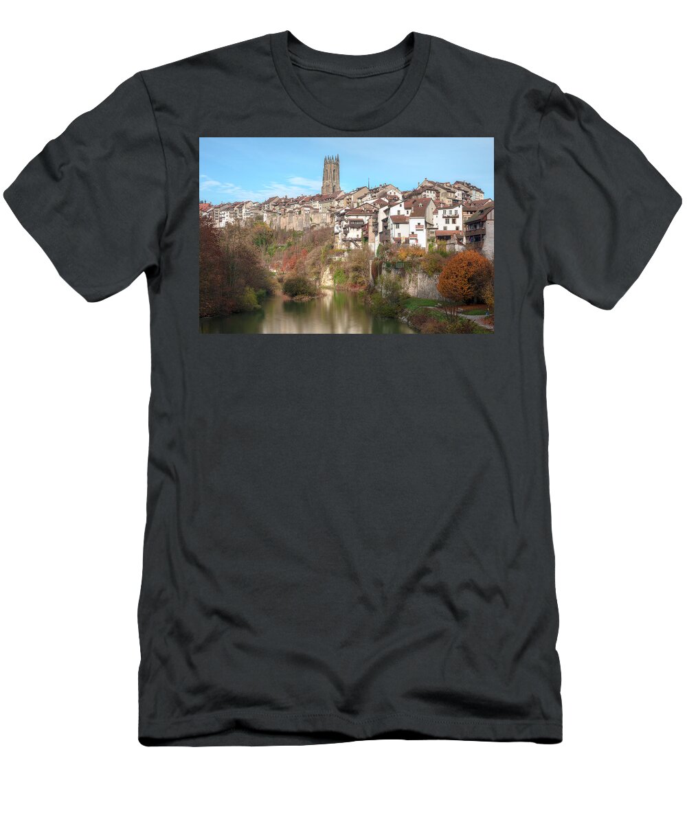 Fribourg T-Shirt featuring the photograph Fribourg - Switzerland #1 by Joana Kruse