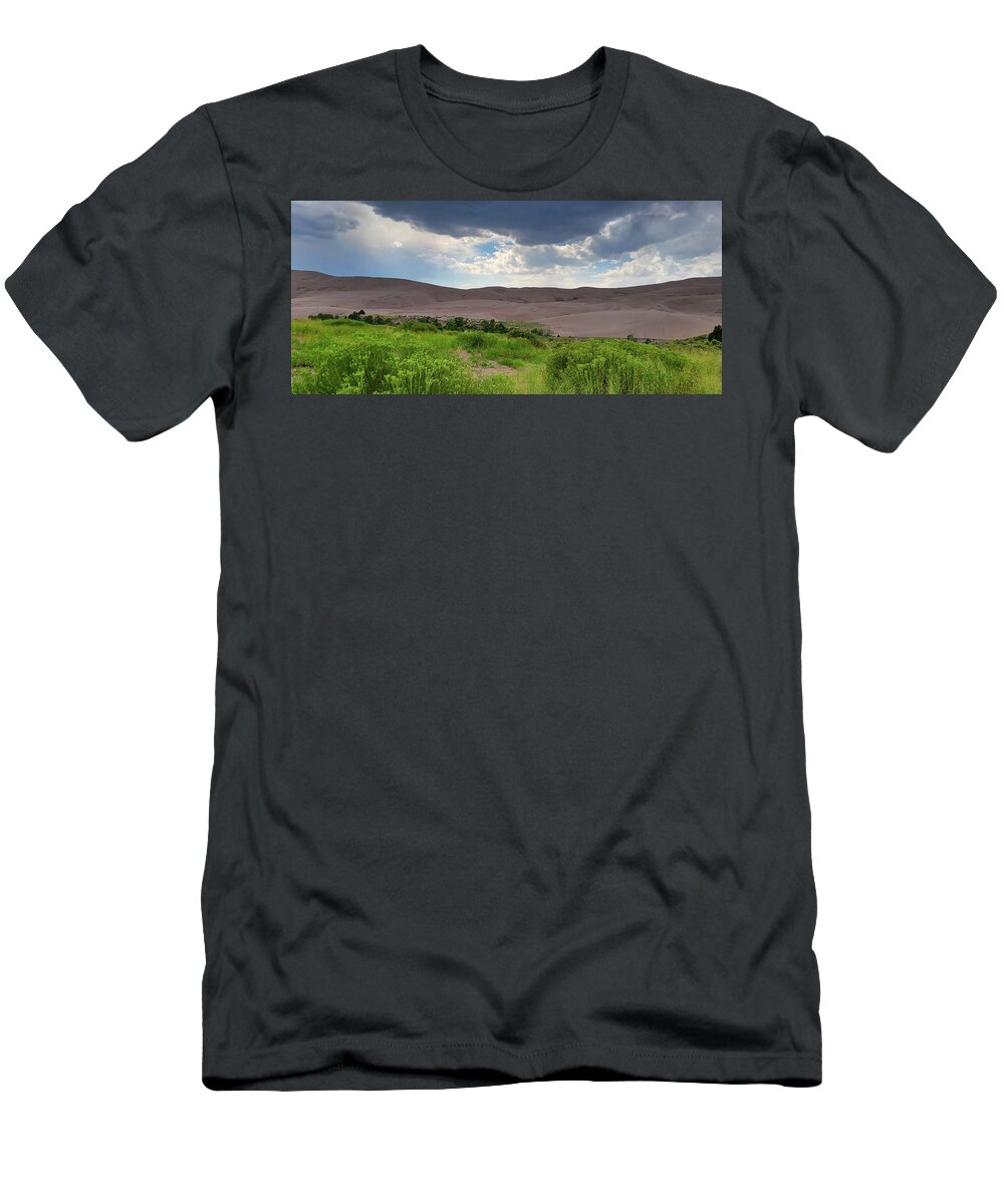 Great Sand Dunes National Park T-Shirt featuring the photograph Great Sand Dunes National Park #1 by Ally White