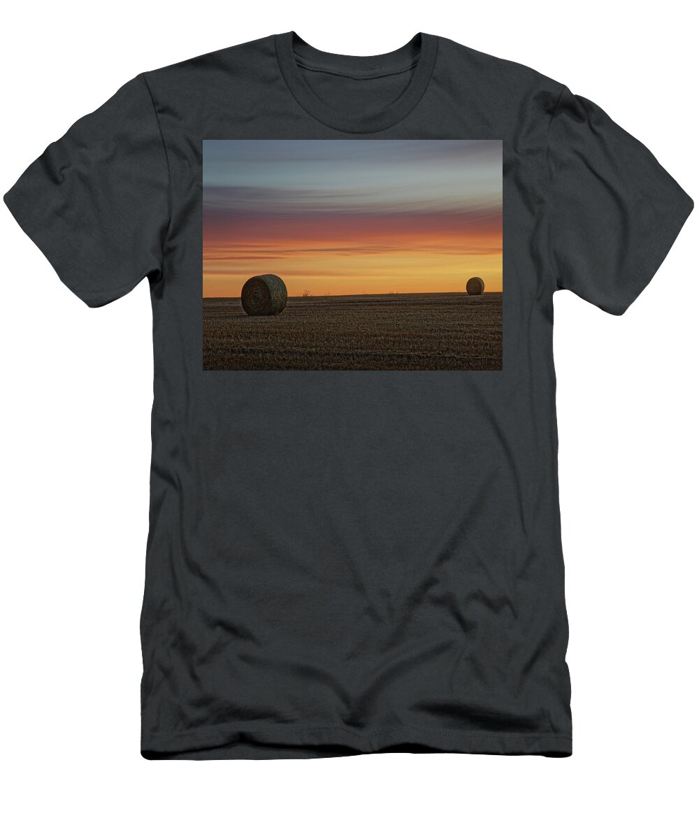 Landscape T-Shirt featuring the photograph Harvest #1 by Dan Jurak