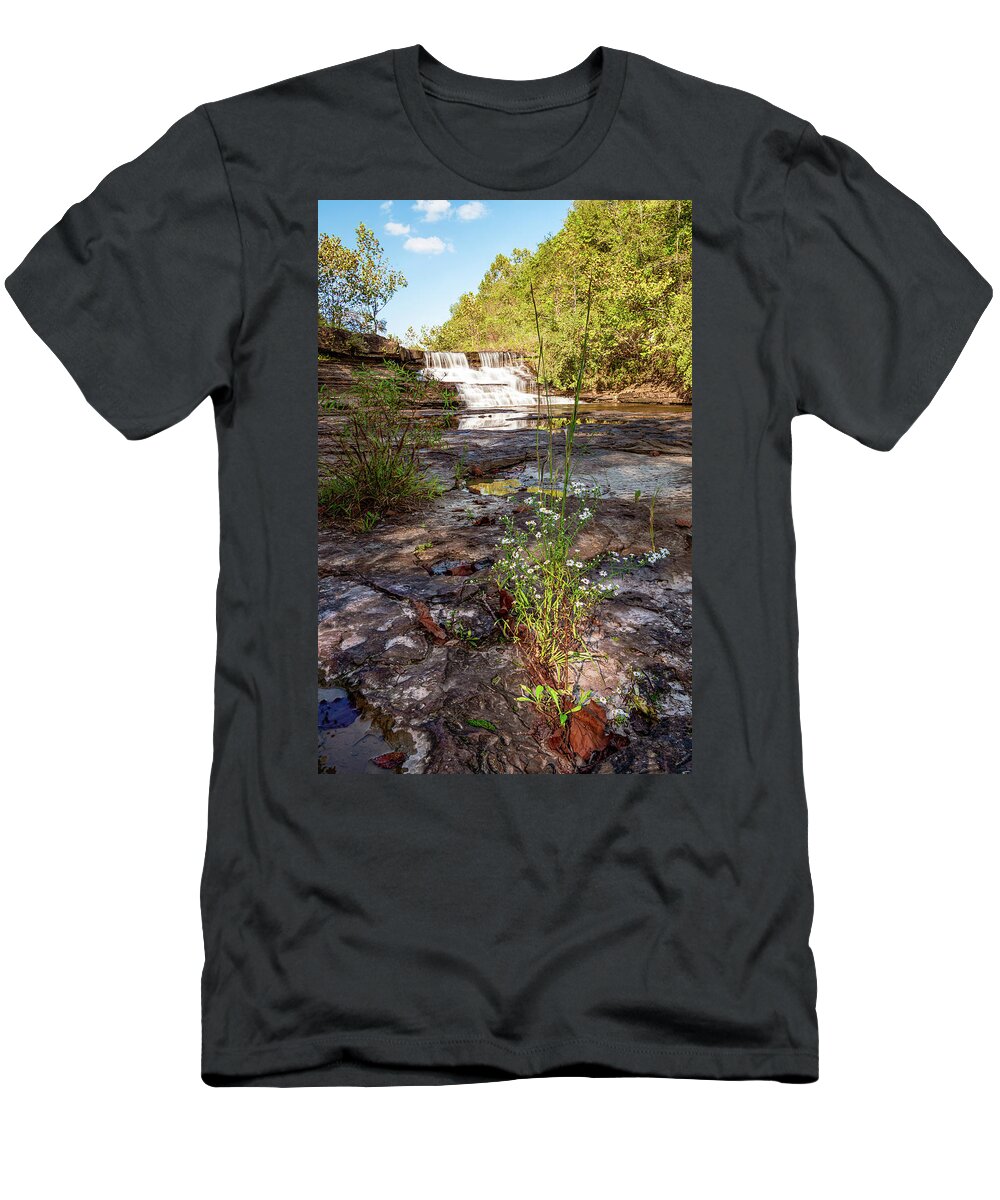 Landscape T-Shirt featuring the photograph Kinkaid Spillway #1 by Grant Twiss