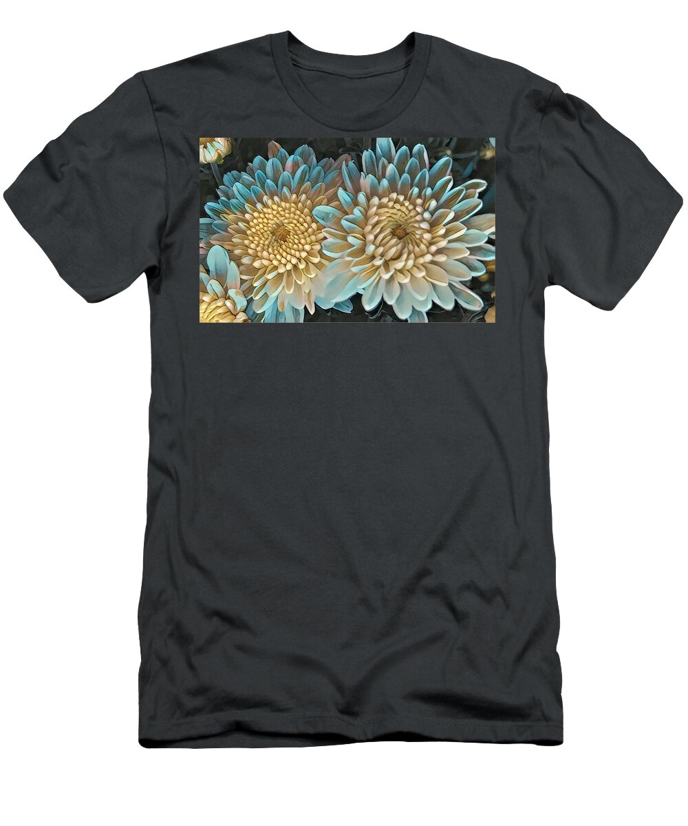 Flora T-Shirt featuring the photograph Mums of a Different Color #1 by Bruce Bley