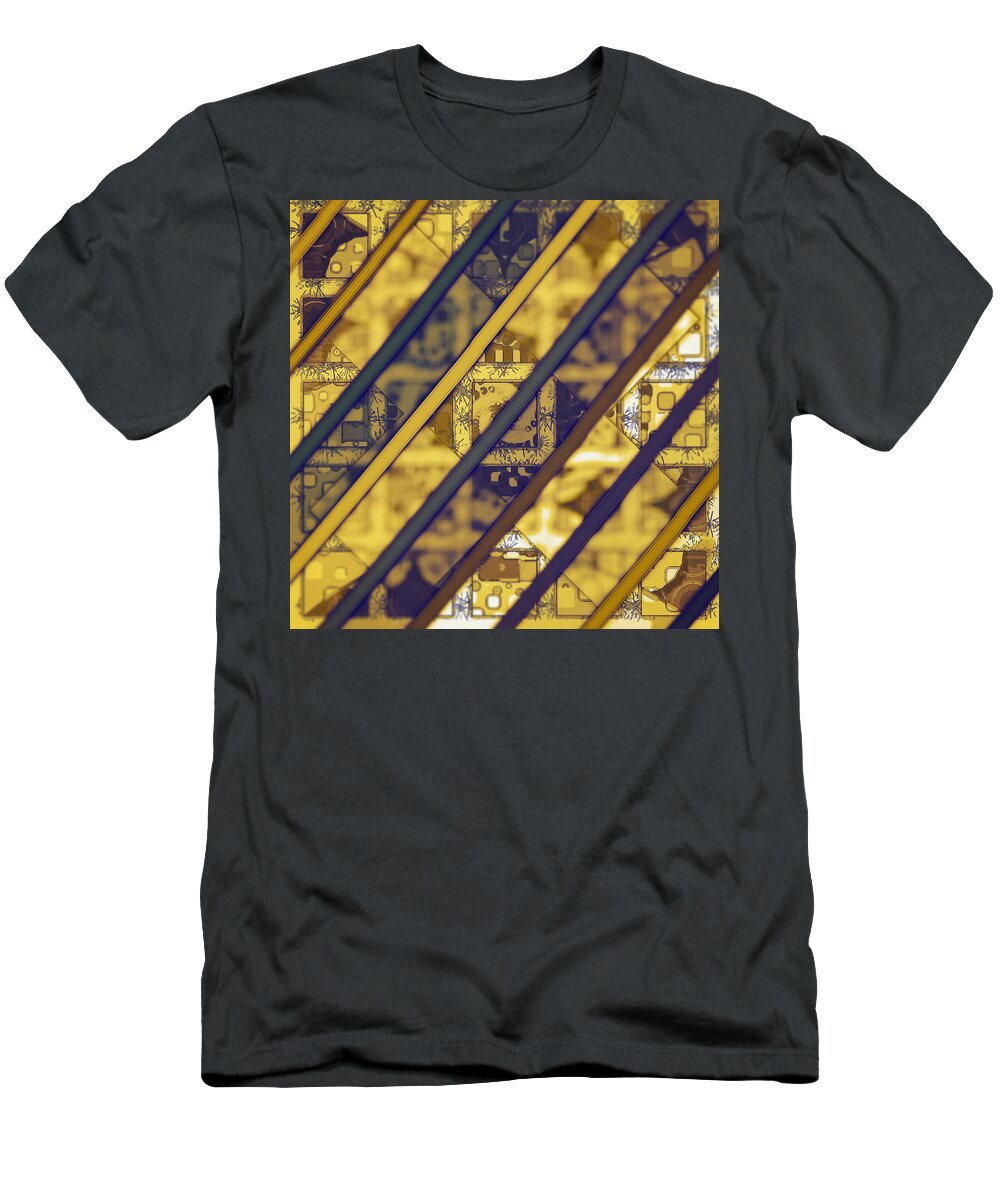 Abstract T-Shirt featuring the digital art Pattern 16 #1 by Marko Sabotin