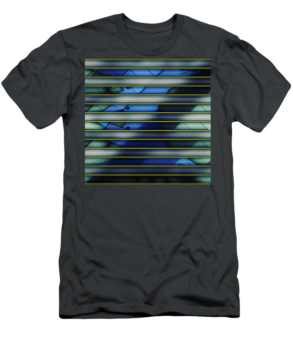 Abstract T-Shirt featuring the digital art Pattern 19 by Marko Sabotin