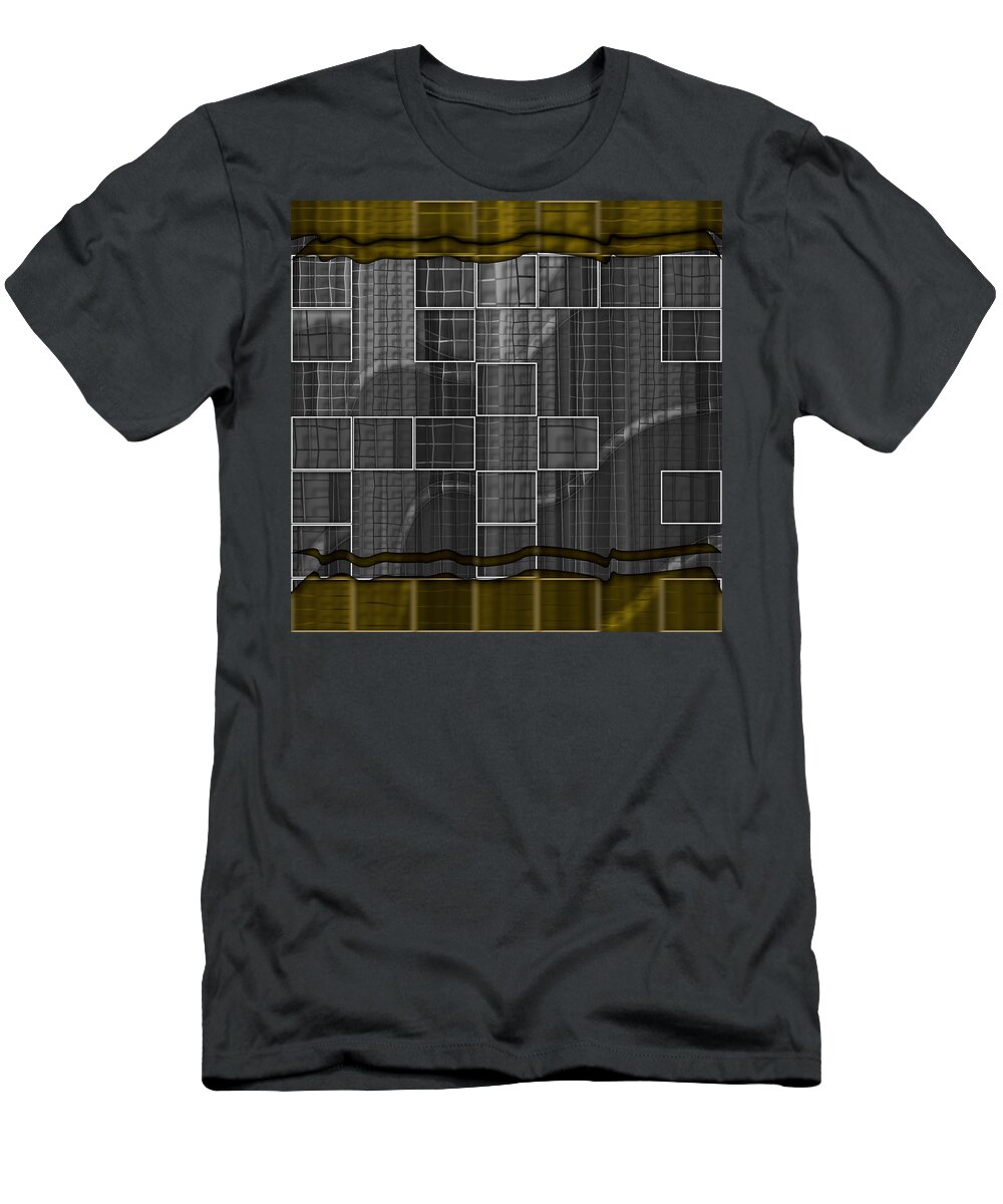 Abstract T-Shirt featuring the digital art Pattern 33 by Marko Sabotin