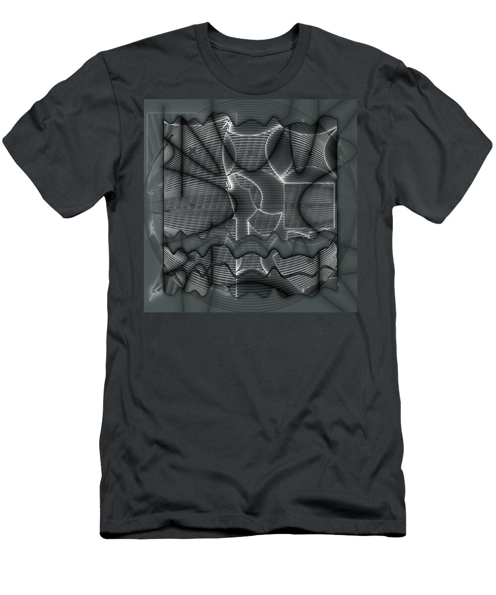Abstract T-Shirt featuring the digital art Pattern 34 by Marko Sabotin