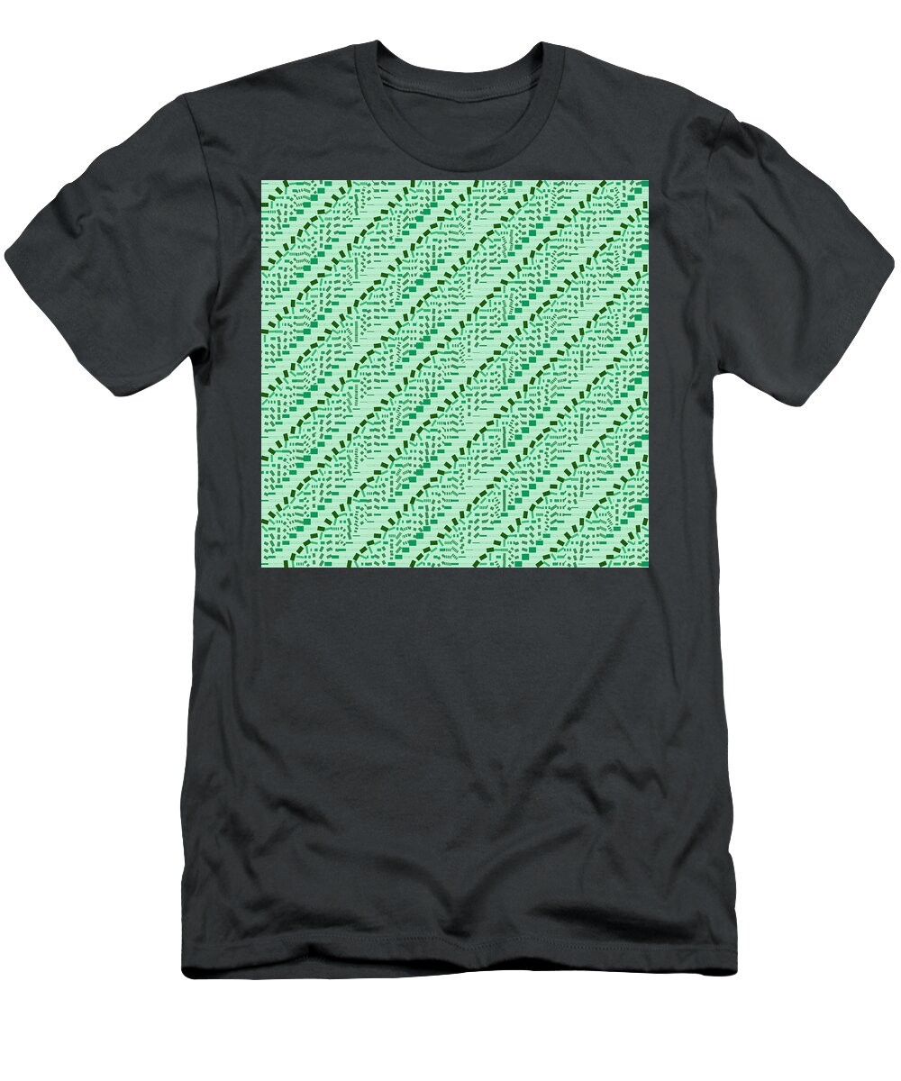 Abstract T-Shirt featuring the digital art Pattern 4 by Marko Sabotin