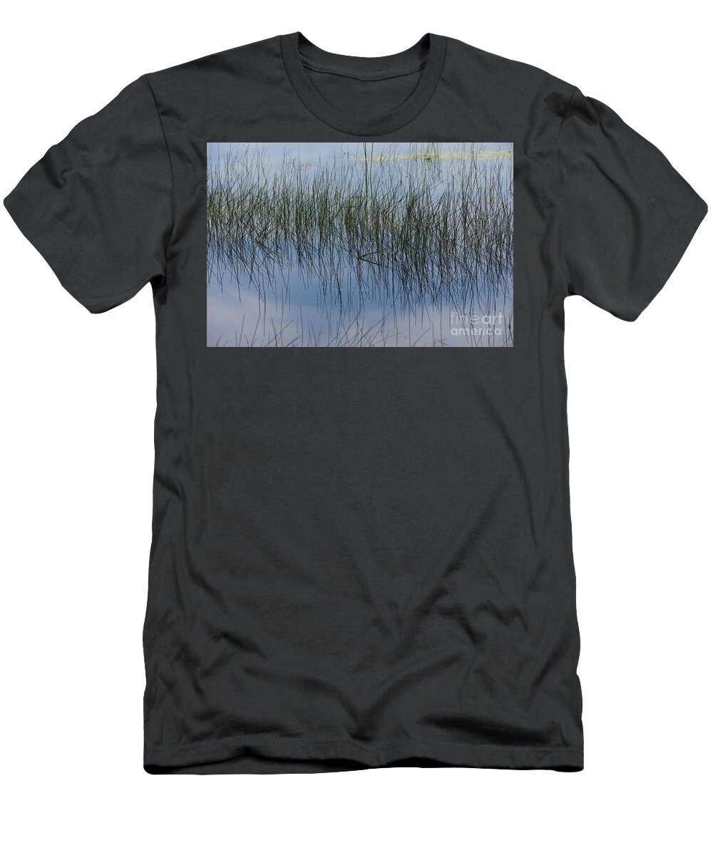 Pond T-Shirt featuring the photograph Pond Reflections #1 by Kae Cheatham