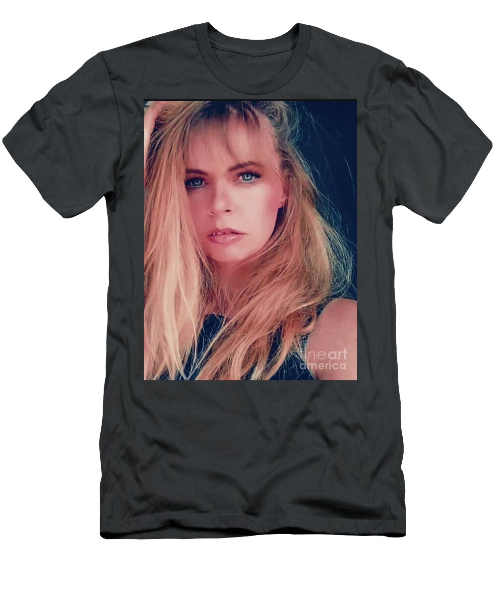 Portret T-Shirt featuring the photograph Portret Actress #1 by Yvonne Padmos