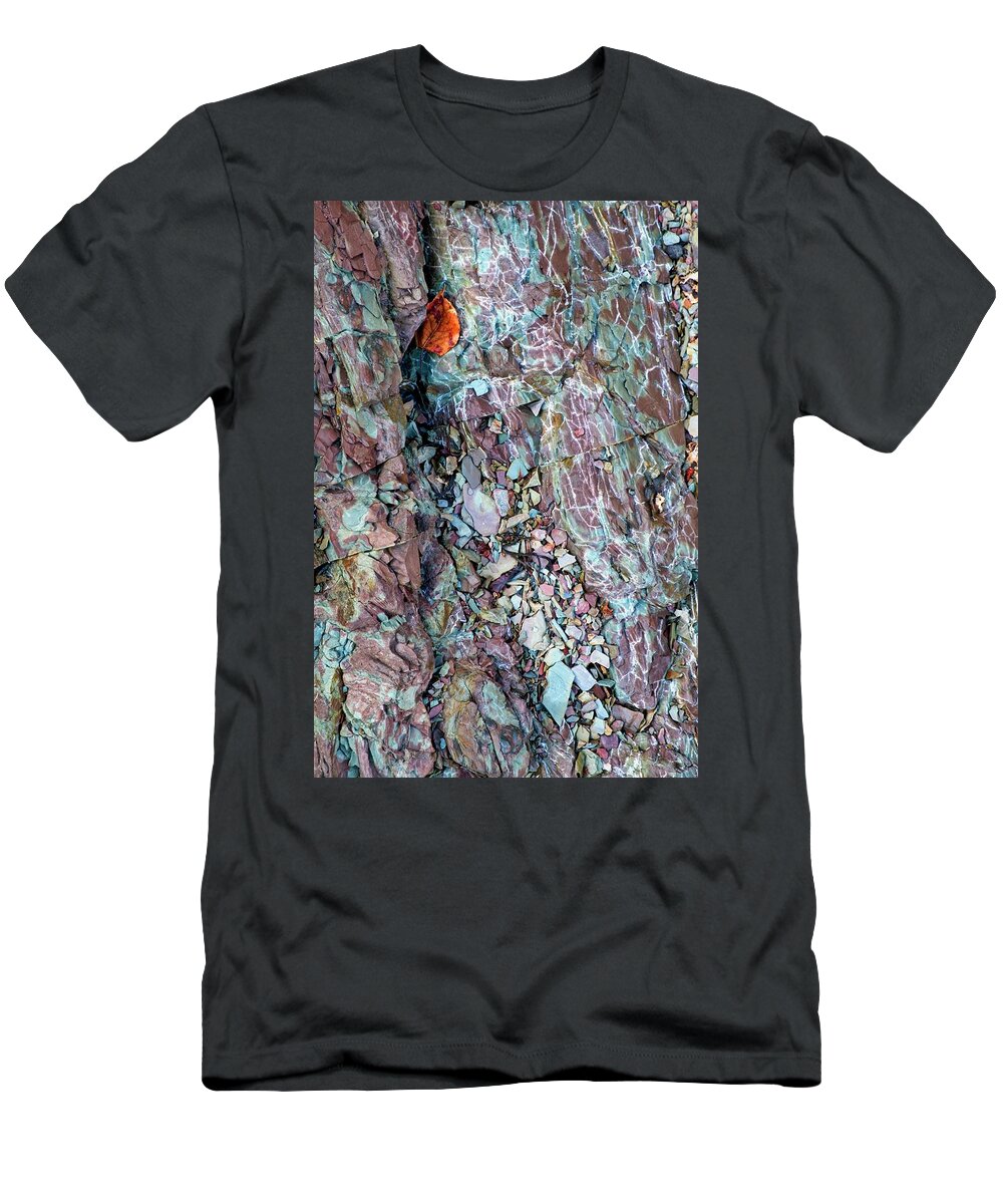 Rocks T-Shirt featuring the photograph Rocks 1 #1 by Alan Norsworthy