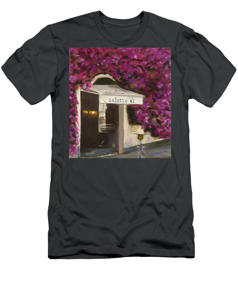 Rome T-Shirt featuring the painting Salotto 42 by Juliette Becker