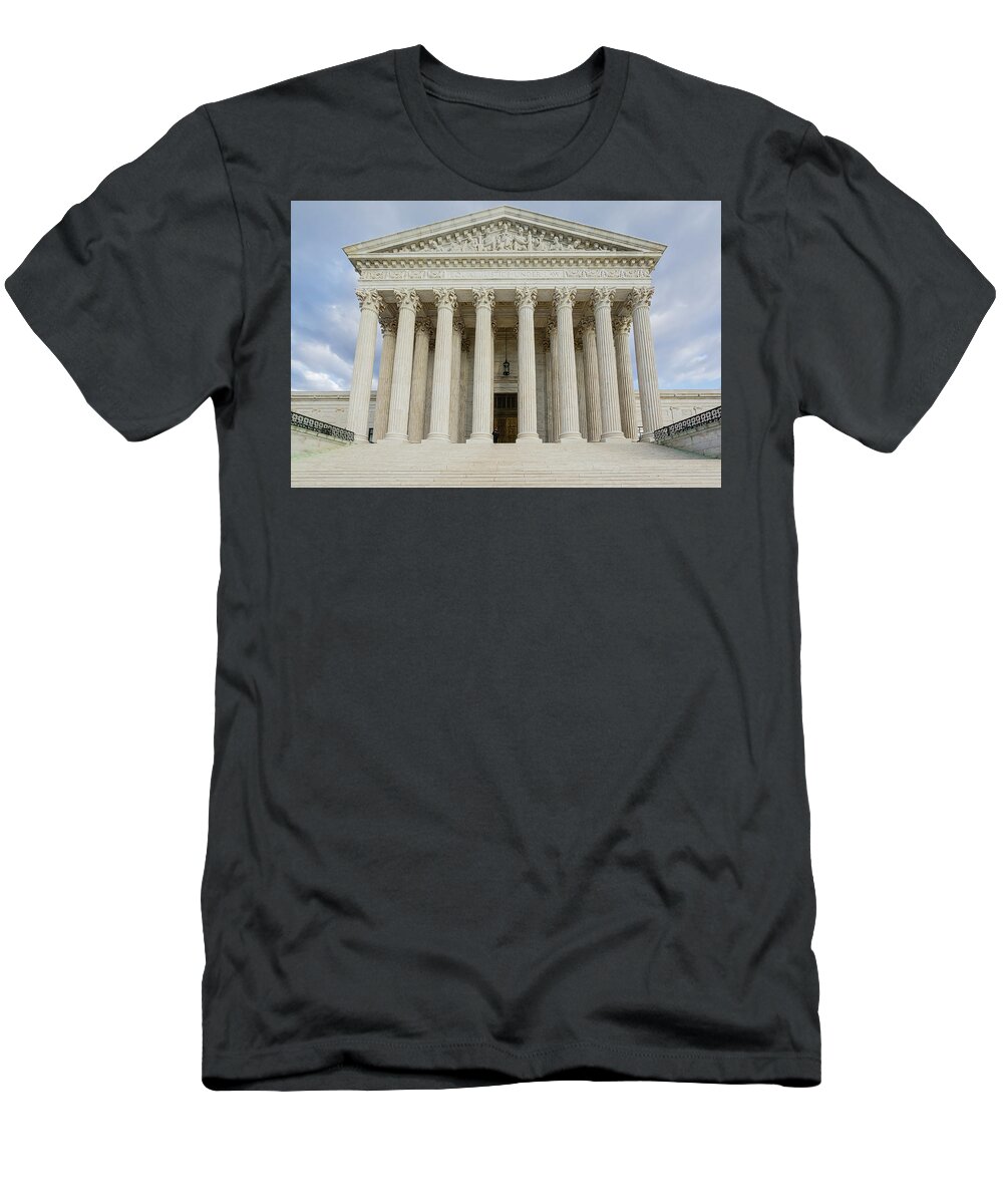 Scotus T-Shirt featuring the photograph SCOTUS Equal Justice #1 by Susan Candelario