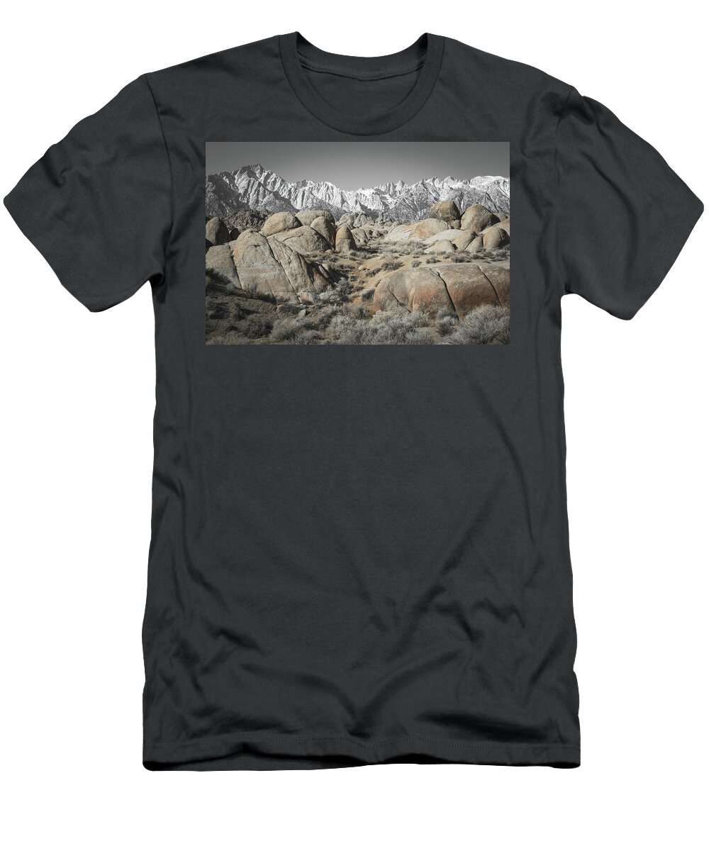Alabama Hills T-Shirt featuring the photograph Silver Sierra Views 1 #1 by Ryan Weddle