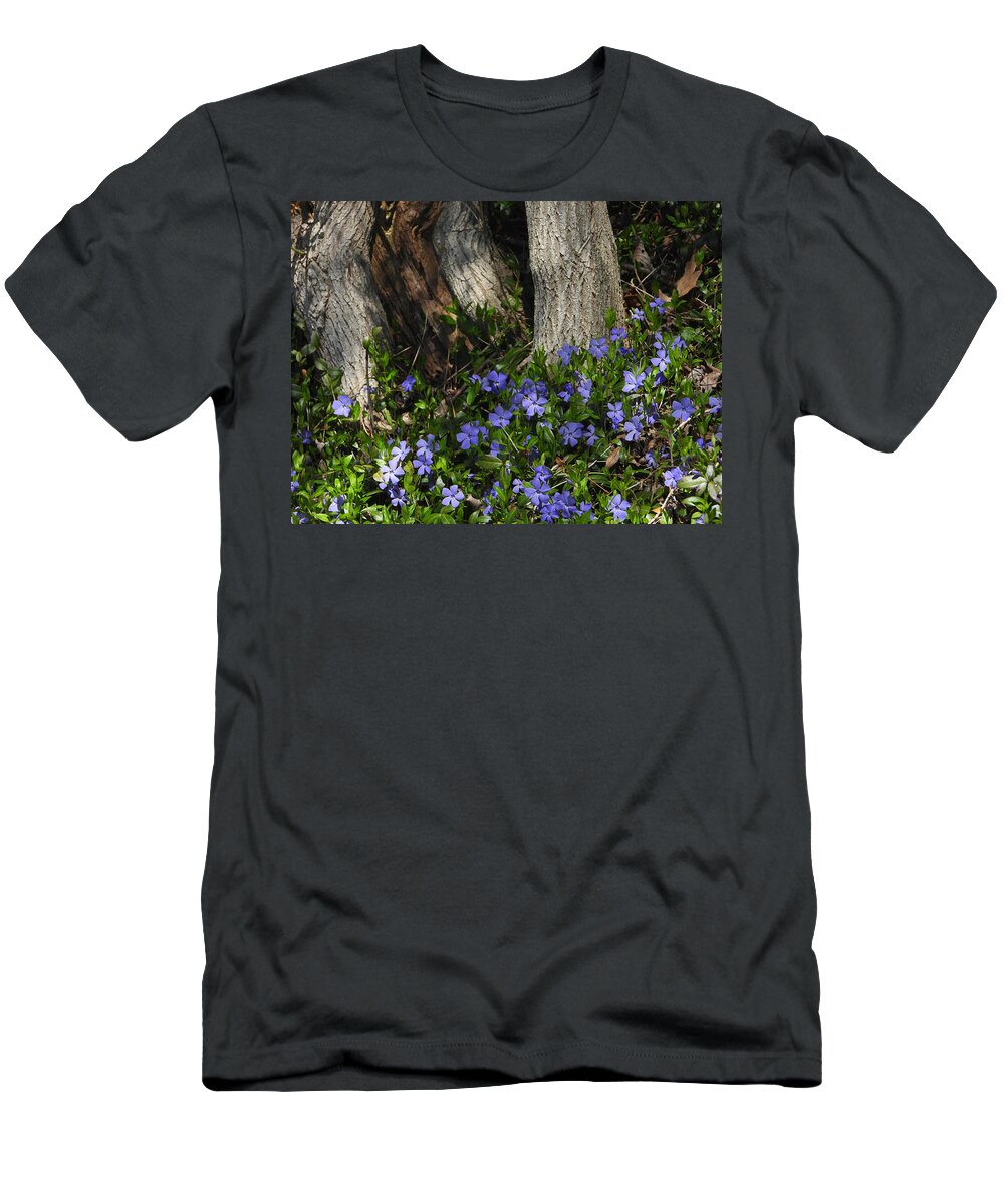 Perwinkle T-Shirt featuring the photograph Spring Has Sprung #1 by Living Color Photography Lorraine Lynch