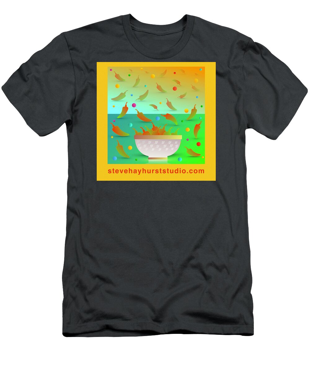 T-Shirt featuring the digital art Stevehayhurststudio.com #1 by Steve Hayhurst