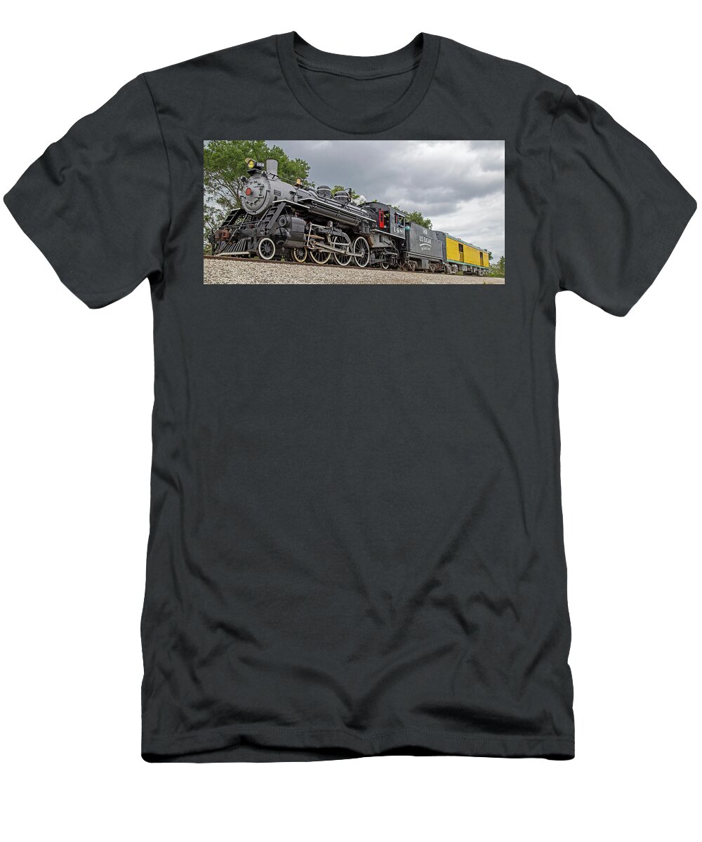 Sugar Express T-Shirt featuring the photograph Sugar Express Steam Engine #1 by Dart Humeston