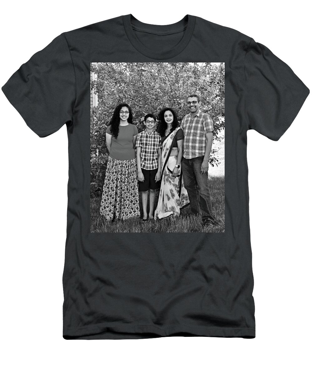 Family T-Shirt featuring the photograph The Sirsiwal Family #1 by Monika Salvan