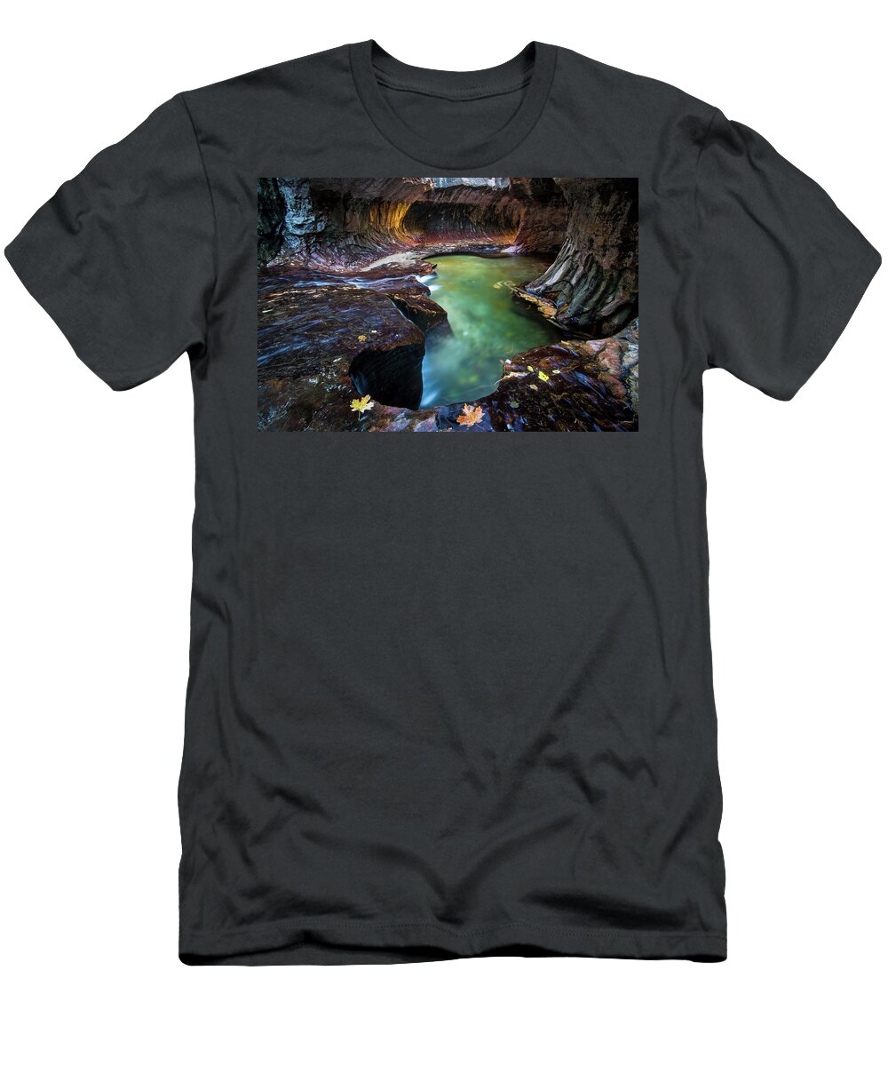 Arch Angel Falls T-Shirt featuring the photograph The Subway #1 by Wesley Aston