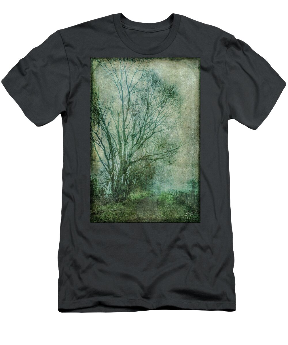 Tree T-Shirt featuring the photograph Tree Mist #1 by Roseanne Jones