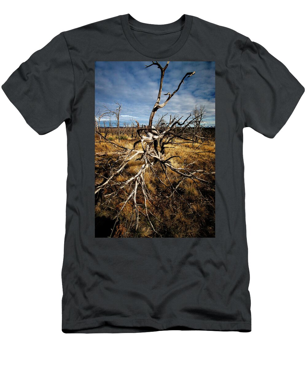 4 Corners T-Shirt featuring the photograph Untitled #1 by David Little-Smith
