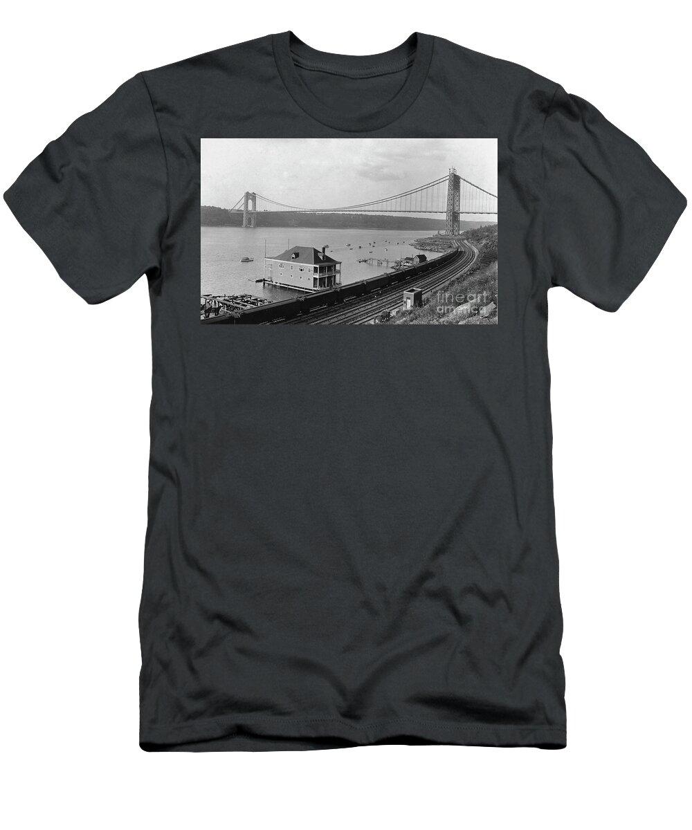 Boat T-Shirt featuring the photograph Waverly Boat Club, 1931 #1 by Cole Thompson