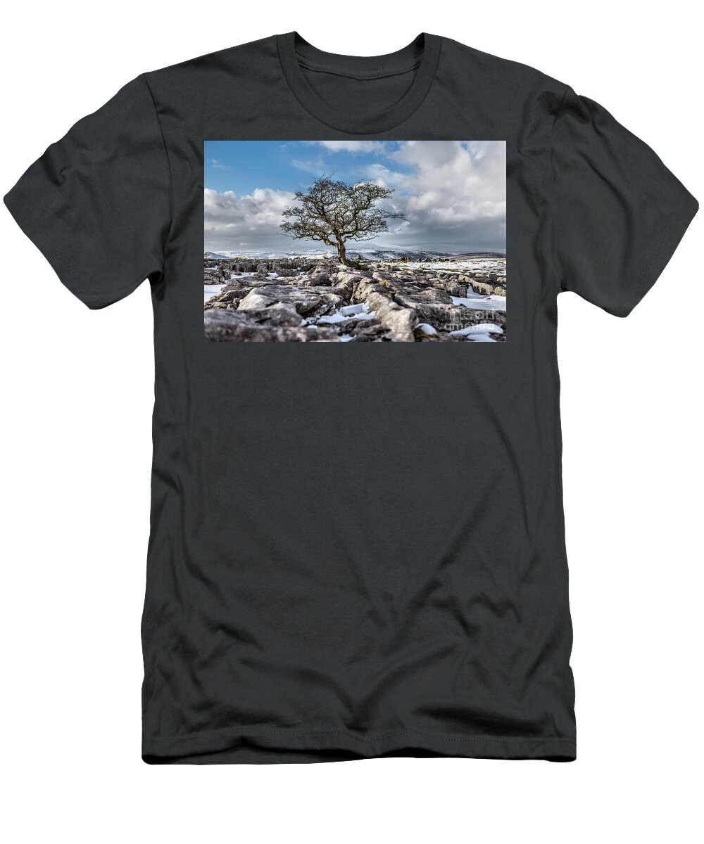 England T-Shirt featuring the photograph Winskill Stones by Tom Holmes Photography