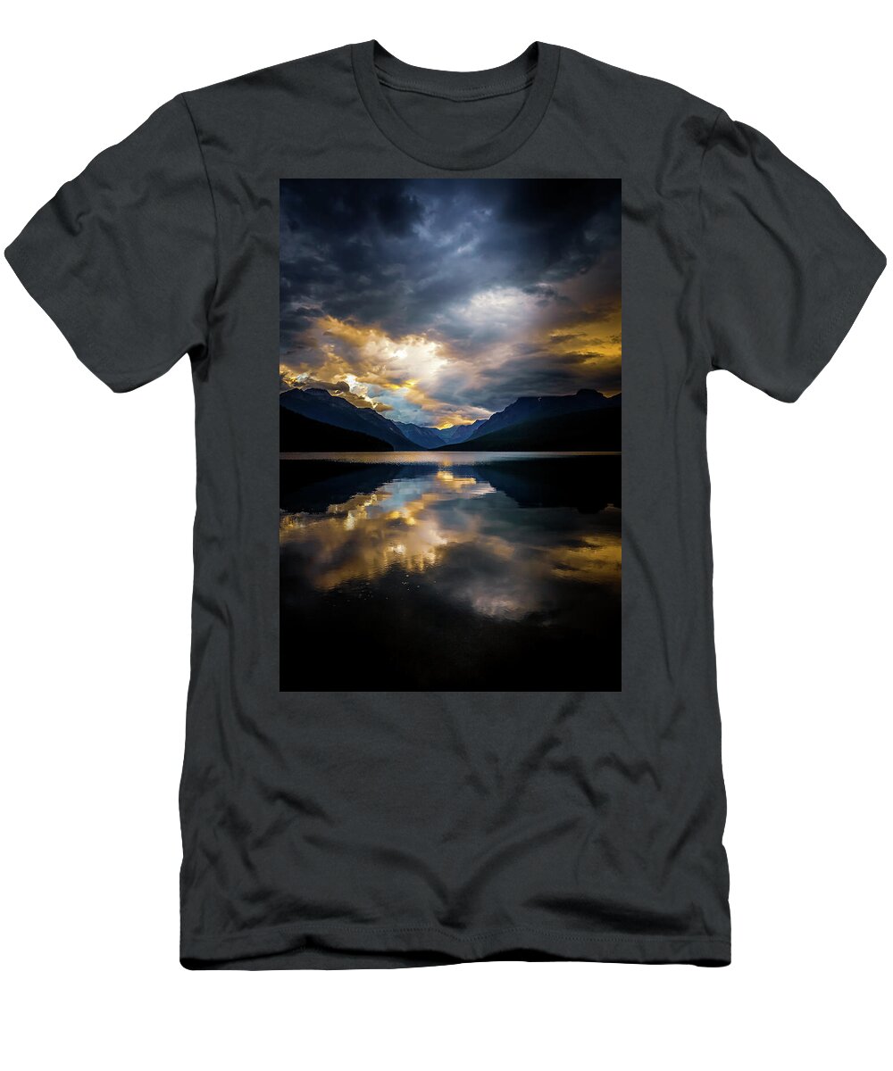 Glacier T-Shirt featuring the photograph Glacier National Park #12 by Brian Venghous