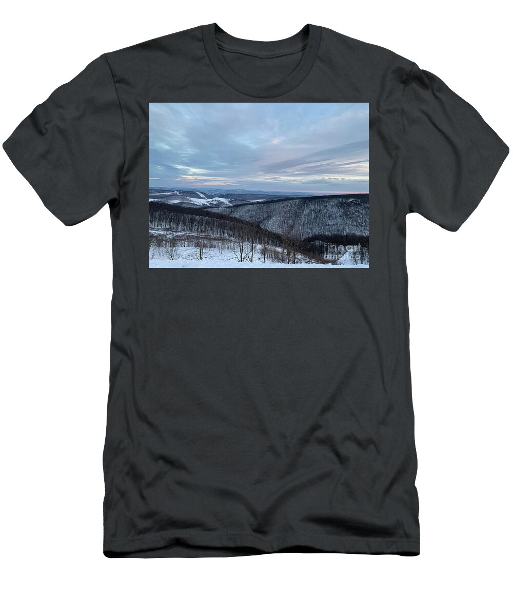  T-Shirt featuring the photograph Winter Wonderland by Annamaria Frost