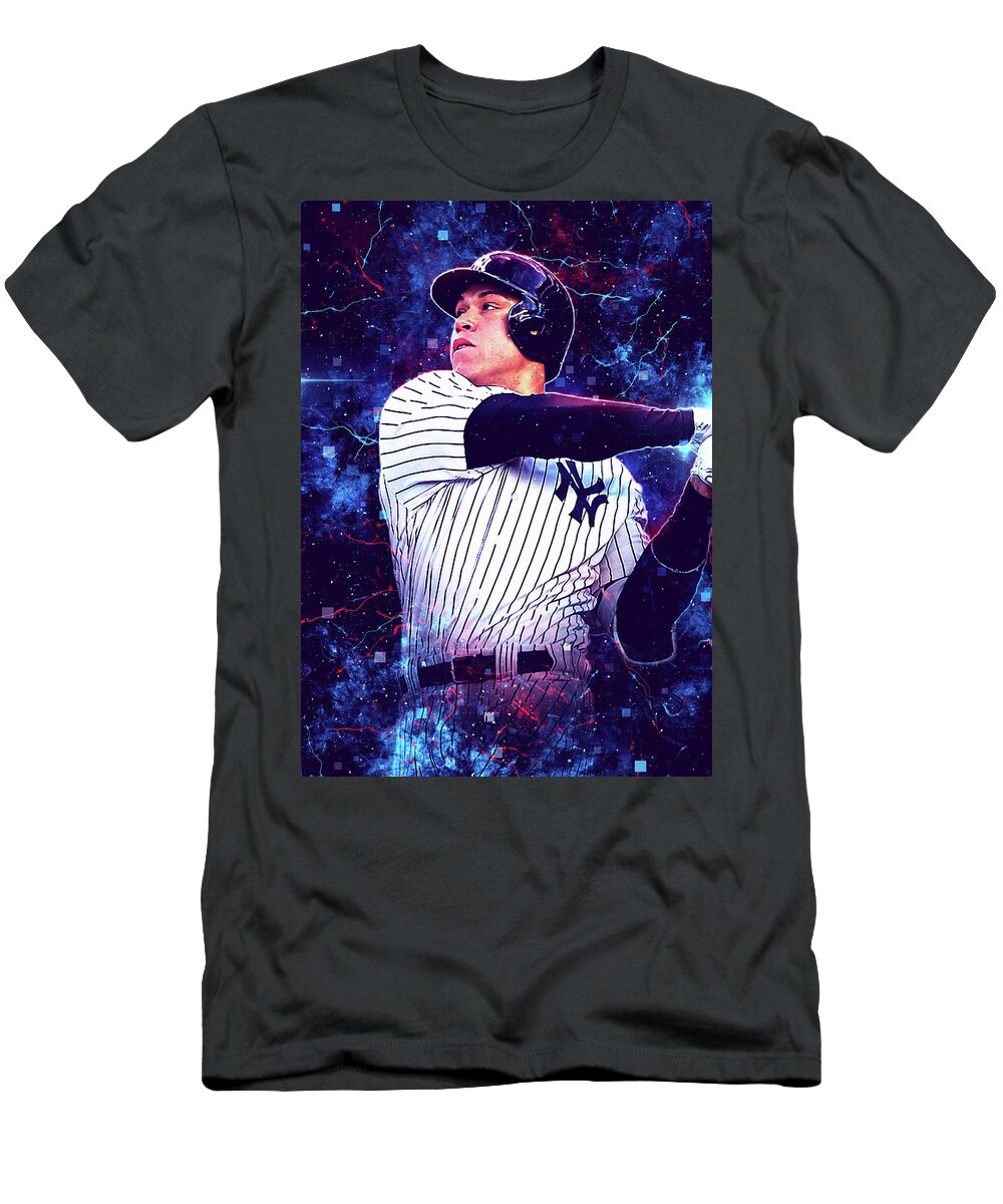 Baseball Aaronjudge Aaron Judge Aaron Judge New York Yankees Newyorkyankees  Aaronjamesjudge Aaron Ja T-Shirt by Wrenn Huber - Pixels