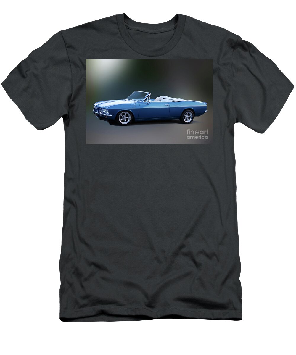 1965-66 Chevrolet Corvair T-Shirt featuring the photograph 1965-66 Chevrolet Corvair Convertible by Dave Koontz