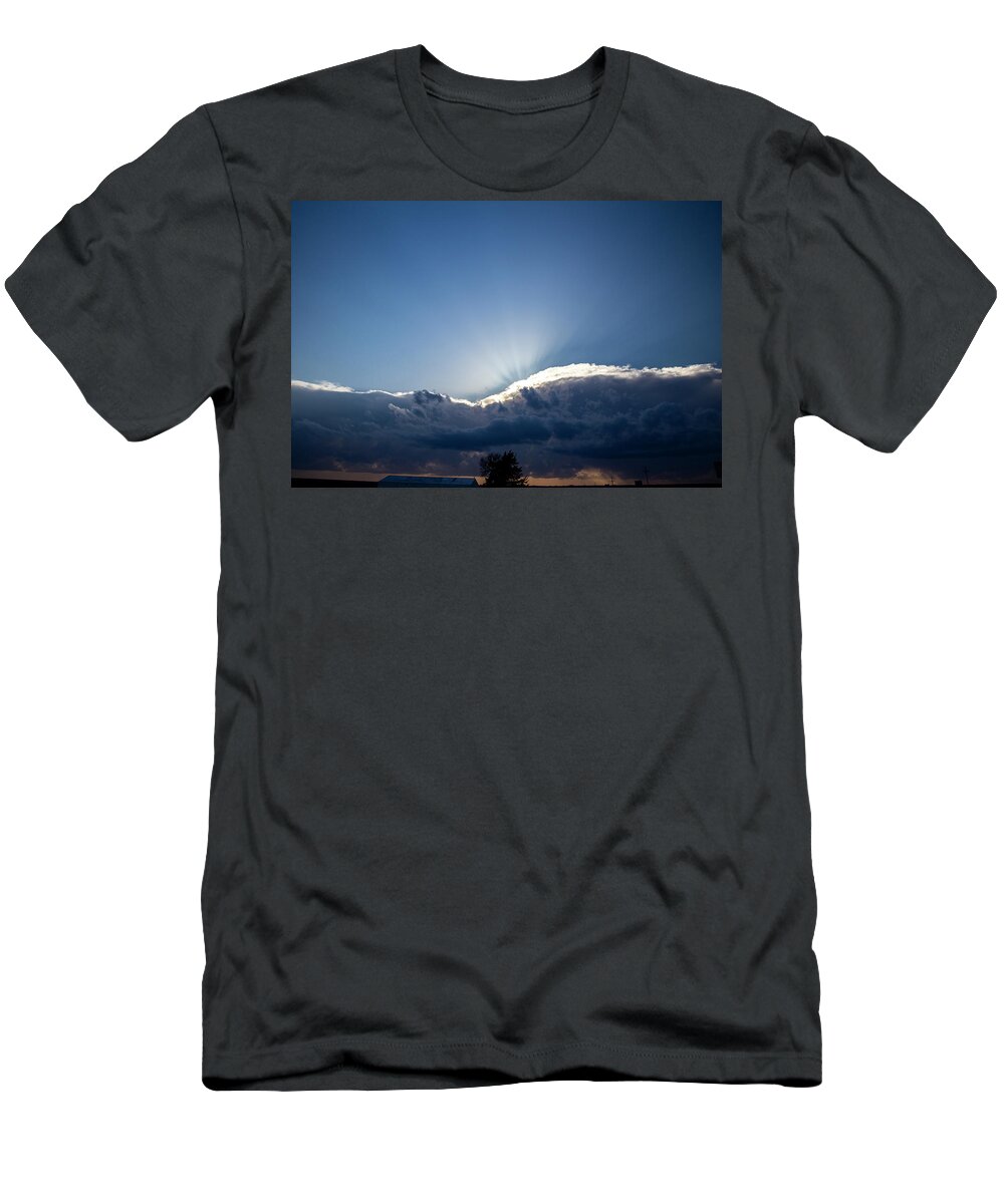 Nebraskasc T-Shirt featuring the photograph 1st Slight Risk Chase Day 008 by Dale Kaminski