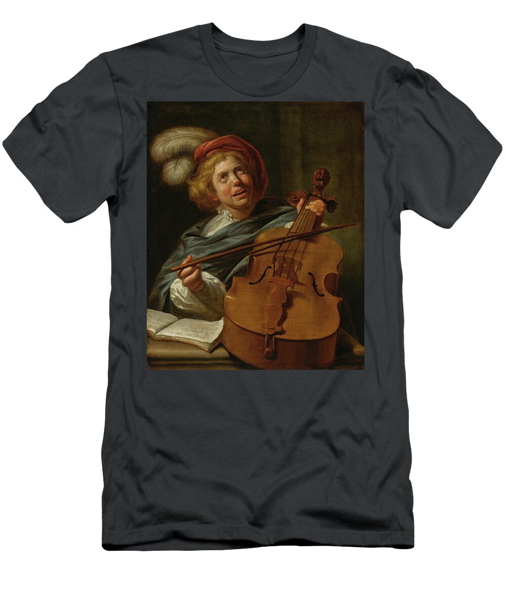 Italy T-Shirt featuring the painting Judith Leyster #2 by MotionAge Designs