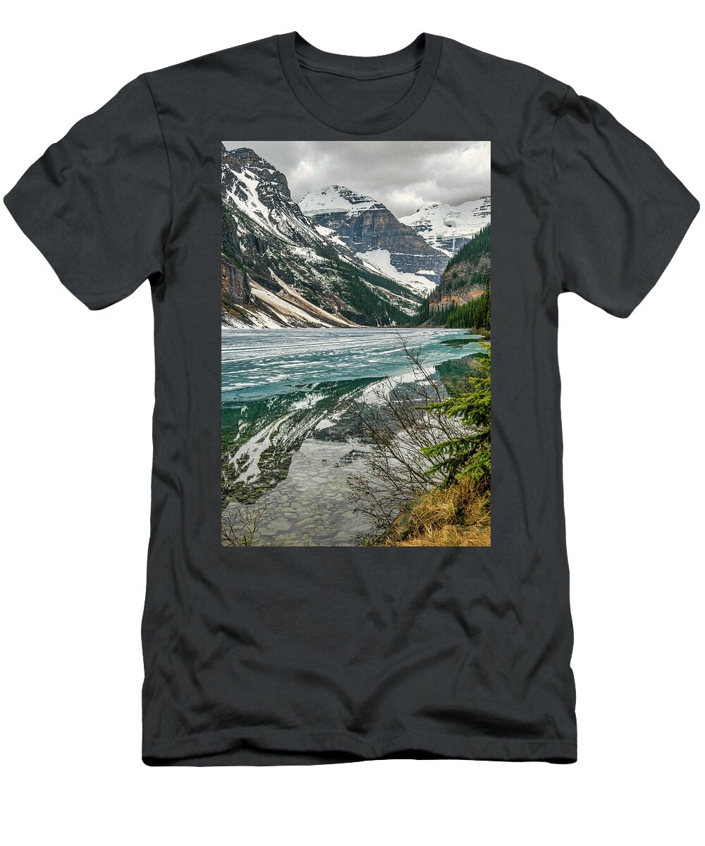 3x2 T-Shirt featuring the photograph Lake Louise, Canada #2 by Mark Llewellyn