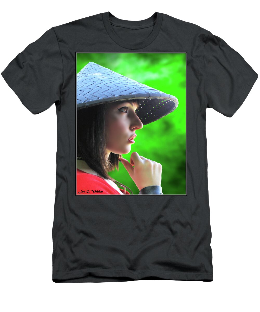 Fantasy T-Shirt featuring the photograph Portrait Of A Sorceress #2 by Jon Volden