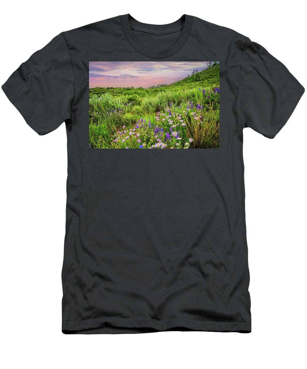 Colorado Wildflowers T-Shirt featuring the photograph Purple Beauty #2 by Lynn Bauer