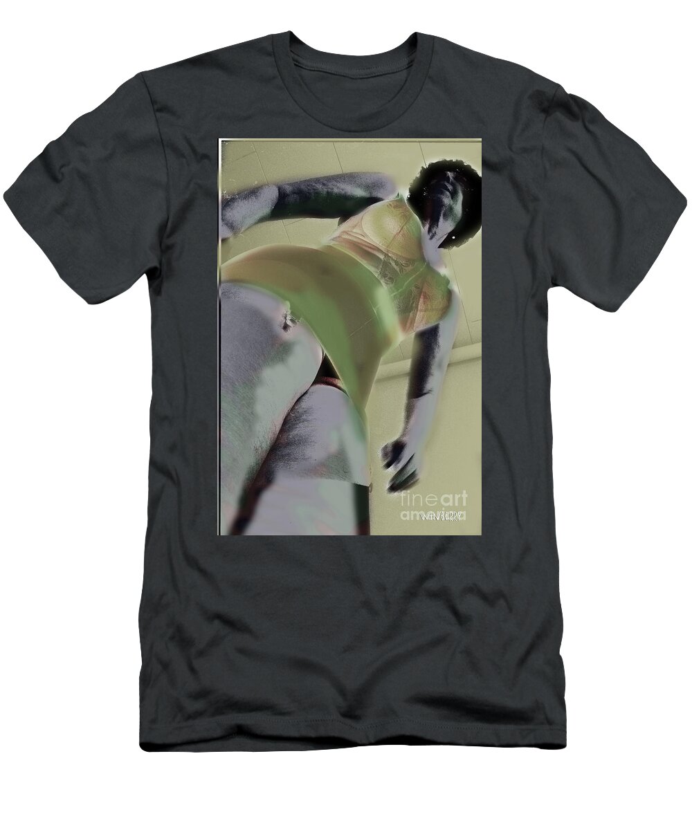 Tinted Bw T-Shirt featuring the digital art Tinted BW #2 by Bob Winberry